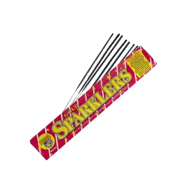 10" Gold Sparklers - Image 2