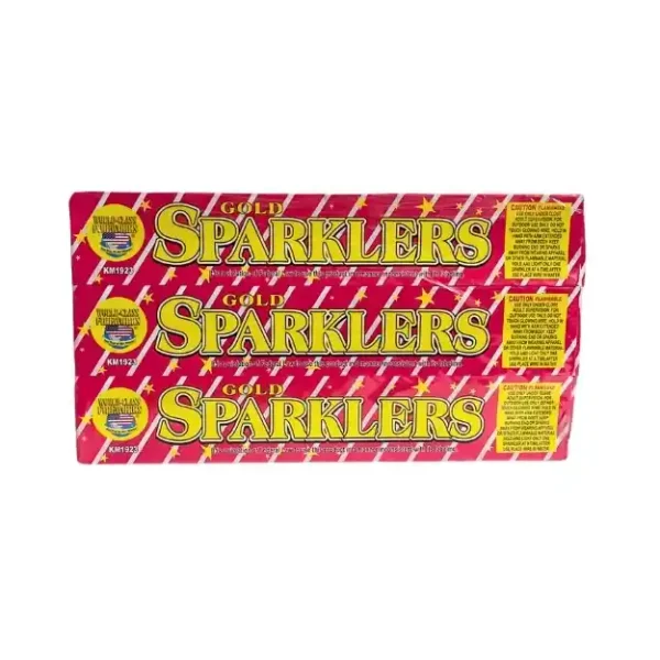 10" Gold Sparklers - Image 3